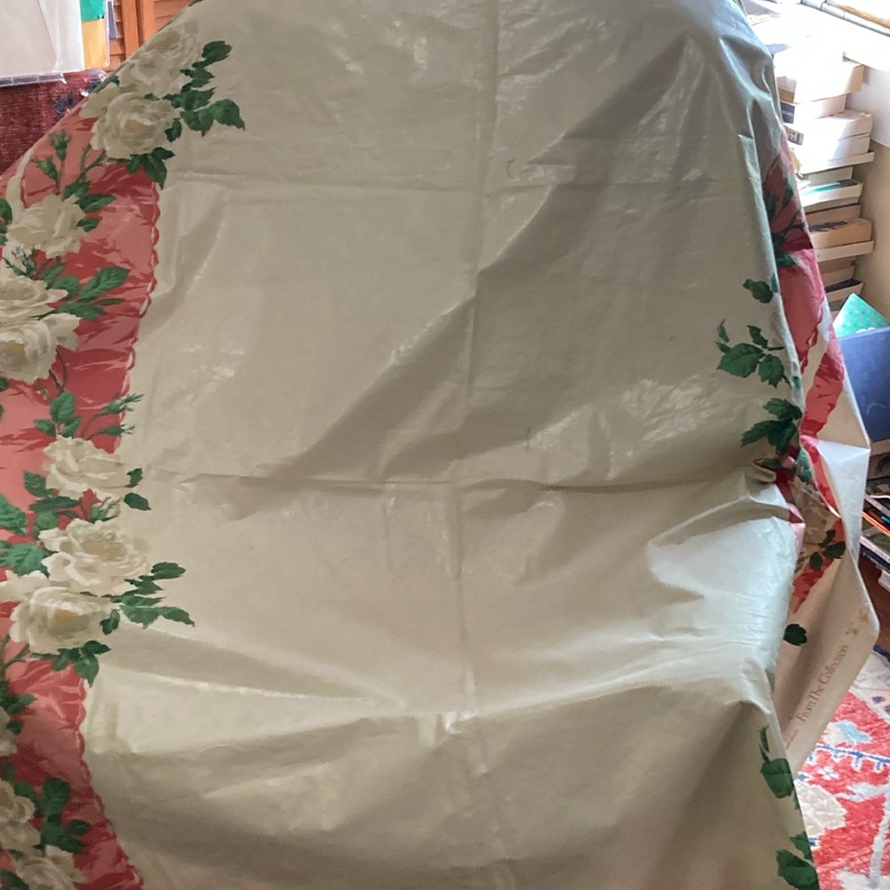 Brunschwig glazed fabric 52 by 54 flowers sample